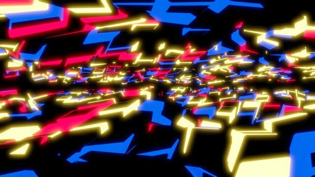 3D rendering of a red heart random motion with green screen or alpha channel