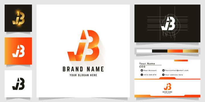 Letter jB or j3 monogram logo