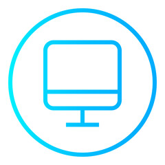 desktop  gradient icon