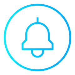 Notification  gradient icon