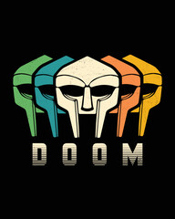 Retro Doom T Shirt Design