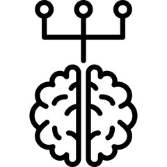Brain, memory, Vector Icon which can easily modify or edit

