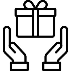 Altruism, benefactor Vector Icon
