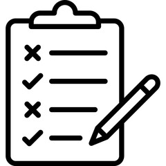 Clipboard, memo Vector Icon


