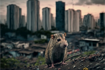 mouse in the city generative ai