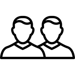 Businessmen, colleagues Vector Icon

