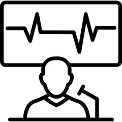 Communication, pulsation Vector Icon

