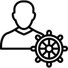 Obraz premium Avatar, cogwheel Vector Icon 