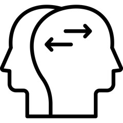 Head, human head Vector Icon

