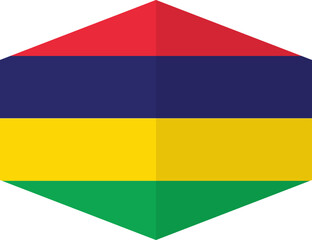 Mauritius flag background with cloth texture.Mauritius Flag vector illustration eps10.