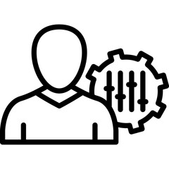 Awareness, personal discipline Vector Icon

