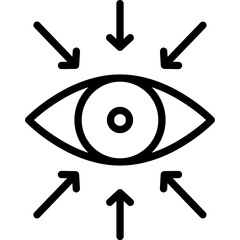 Intuition, observation Vector Icon

