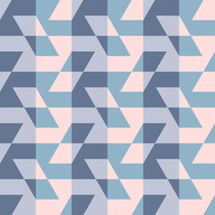 A simple and clear geometric ornament for decorating any surfaces or things. Seamless pattern.