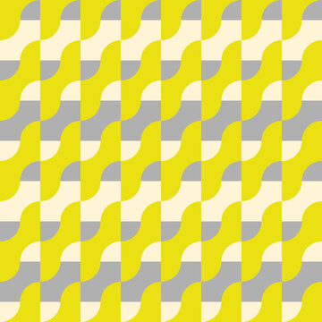 A simple and clear geometric ornament for decorating any surfaces or things. Seamless pattern.