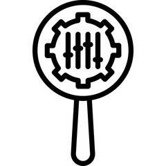 Configuration, equalizer Vector Icon
