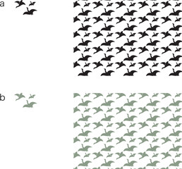 Japanese pattern material