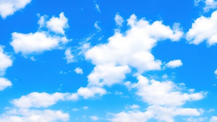 Obraz na płótnie Canvas Beautiful blue sky and clouds natural background.