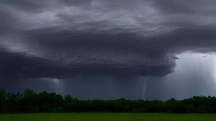 Obraz na płótnie Canvas Conceptual image of cloudscape image of the storm.