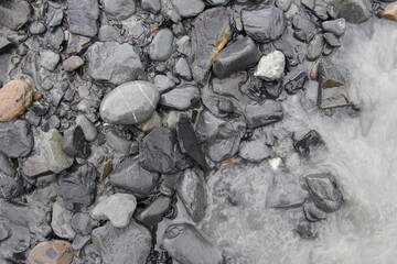 river rocks in Alaska