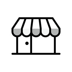 Store icon vector design template