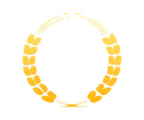 Laurel wreath. Trophy award leaves circle best nomination. Royalty high-quality free stock image of circular laurel foliate, depicting award, achievement, heraldry, nobility on transparent background