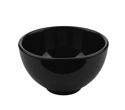 Black Ceramic Bowl On Transparent Png