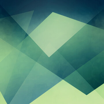 Abstract light blue green modern background design, angles and dark triangle shapes layered in abstract art wallpaper illustration, business background or presentation design
