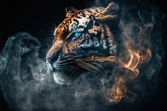 Tiger Glowing Blue Eyes HD Animals 4k Wallpapers Images Backgrounds  Photos and Pictures