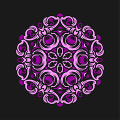Obraz na płótnie Canvas Modern mandala art vector design with a beautiful mix of colors, suitable for all advertising design needs, both for business card designs, banners, brochures and others. EPS format files