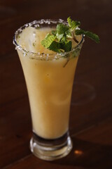 Coconut champagne cocktail