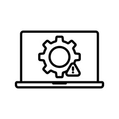 System error icon. sign for mobile concept and web design. vector illustration%09