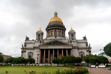 Obraz premium Saint Petersburg, Russia June 20, 2020: Saint Petersburg sights