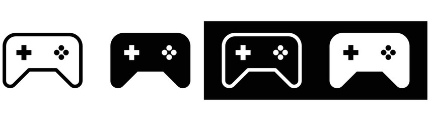 joystick icon set. game console controller icon collections symbol sign, vector illustration © Vriezel
