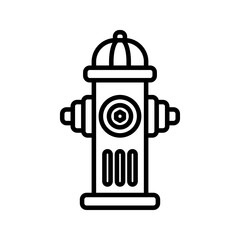 Hydrant icon. Fire Hydrant sign for mobile concept and web design. vector illustration%09