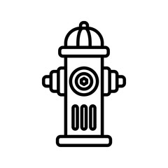 Obraz premium Hydrant icon. Fire Hydrant sign for mobile concept and web design. vector illustration%09