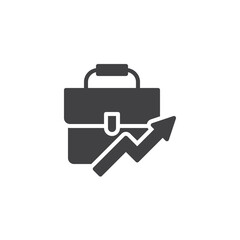 Career progress vector icon