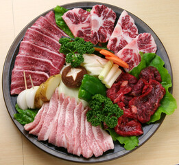 焼肉盛り合わせ