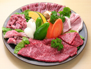 焼肉盛り合わせ