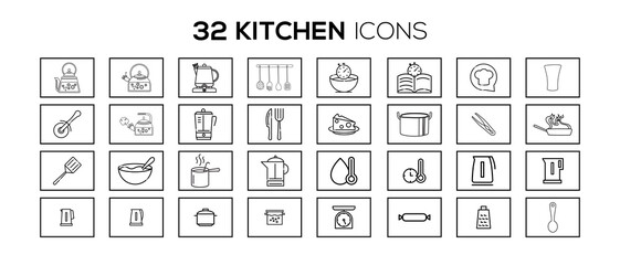KITCHEN ICON SET DESIGN