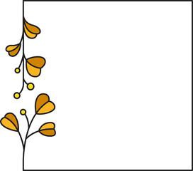 decorative floral frames illustration