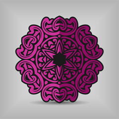 Modern mandala art vector design with a beautiful mix of colors, suitable for all advertising design needs, both for business card designs, banners, brochures and others. EPS format files