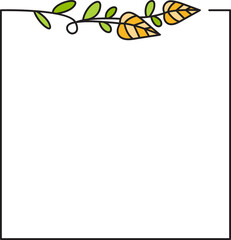 decorative floral frames illustration