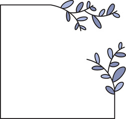 decorative floral frames illustration