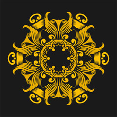 Modern mandala art vector design with a beautiful mix of colors, suitable for all advertising design needs, both for business card designs, banners, brochures and others. EPS format files