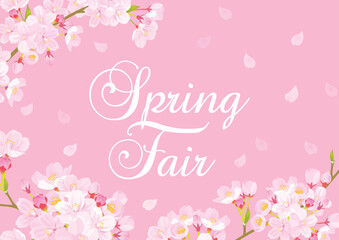スプリングフェアイメージイラスト