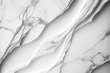 Marble white and gray slab. Abstract texture and light background. Generative AI
