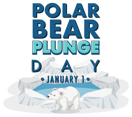  Polar Bear Plunge Day January icon