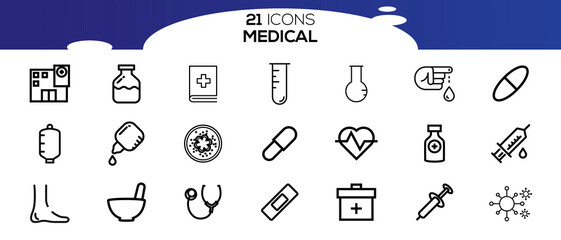 MEDICAL ICON SET DESIGN