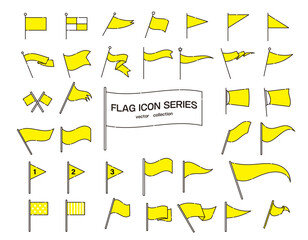 旗　アイコン　セット © DESIGN ARTS