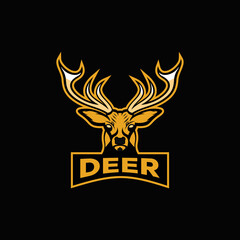 Deer logo esport mascot style